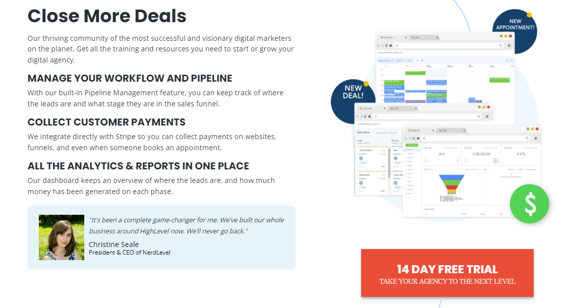 how to sell gohighlevel saas